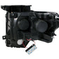 Anzo 2009-2014 Ford F-150 Projector Headlights w/ Halo Black (CCFL) G2