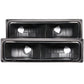 Anzo 1988-1998 Chevrolet C1500 Euro Parking Lights Black