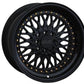 XXR 536 Wheel Black / Gold Rivets 15x8 0 4x100,4x114.3
