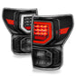 Anzo 07-11 Toyota Tundra Full LED Tailights Black Housing Clear Lens G2 (w/C Light Bars) 311386