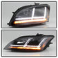 Spyder 08-15 Audi TT (HID Model Only) Projector Headlights - Sequential Signal - Black 5086891