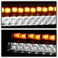 Spyder Jeep Wrangler 2018-2019 (Halogen Model Only) LED Front Bumper Lights - Seq. Signal - Black 5086785