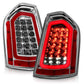 Anzo 11-14 Chrysler 300 Led Taillights Chrome w/ Sequential
