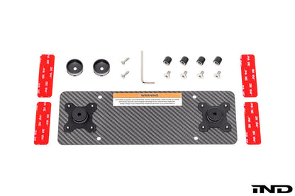 Carbonex A9X GR Supra Magnetic Rear License Plate Mount - Euro Plate