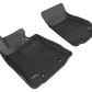 3D MAXpider 2009-2019 Nissan 370Z Kagu 1st Row Floormat - Black L1NS03811509