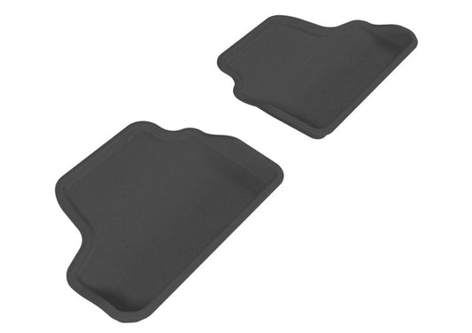 3D MAXpider 2007-2013 BMW 3 Series E93 Kagu 2nd Row Floormats - Black L1BM02421509