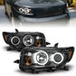 Anzo 2008-2010 Scion Xb Projector Headlights w/ Halo Black