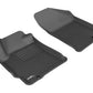 3D MAXpider 2007-2012 Nissan Altima Coupe/Sedan Kagu 1st Row Floormat - Black L1NS06211509