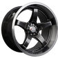 XXR 555 Wheel Chromium Black / Machined Lip 18x8.5 +25 5x100,5x114.3