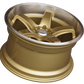 XXR 555 Wheel Hyper Gold / Machined Lip 18x10 +25 5x100,5x114.3