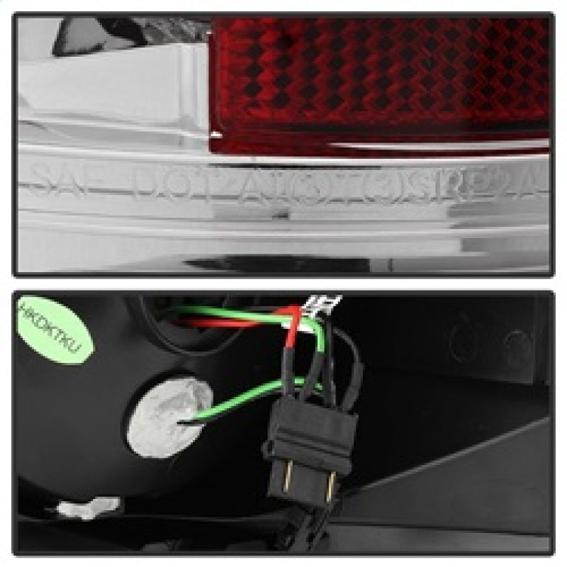 Spyder Toyota Tundra 07-13 LED Tail lights Chrome ALT-YD-TTU07-LED-C 5029591