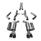 Corsa 17-18 Dodge Challenger 5.7L V8 Xtreme Cat-Back Dual Rear Exit w/3.5in Black Tips 21006BLK