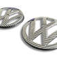 VW Golf 7 - Base, GTI, R - Carbon Fiber Look Emblem Set (2012-2017)
