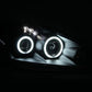 Anzo 2005-2006 Acura Rsx Projector Headlights w/ Halo Black