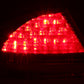 Anzo 2000-2005 Mercedes Benz S Class W220 LED Taillights Red/Clear