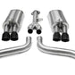 Corsa 86-91 Chevrolet Corvette C4 5.7L V8 L98 Black Sport Cat-Back Exhaust 14115BLK