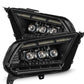 AlphaRex 10-12 Ford Mustang NOVA-Series LED Proj. Headlights Alpha-Blk w/Activ Lght & Seq.Sig SB DBL 880490 *Discontinued
