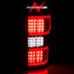 ANZO 2018-2019 Ford F-150 LED Taillight Chrome (Red Light Bar) (w/ Sequential) 311316
