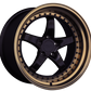 XXR 565 Wheel Black / Bronze Lip 18x9.5 +20 5x4.5