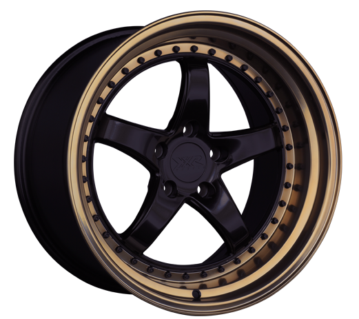 XXR 565 Wheel Black / Bronze Lip 18x9.5 +20 5x4.5