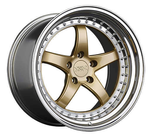 XXR 565 Wheel Hyper Gold / Platinum Lip 18x10.5 +20 5x4.5