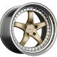 XXR 565 Wheel Hyper Gold / Platinum Lip 18x9.5 +38 5x4.5