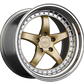 XXR 565 Wheel Hyper Gold / Platinum Lip 18x8.5 +20 5x4.5