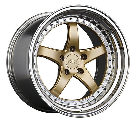 XXR 565 Wheel Hyper Gold / Platinum Lip 18x8.5 +20 5x4.5