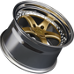 XXR 565 Wheel Hyper Gold / Platinum Lip 18x8.5 +35 5x4.5