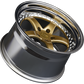 XXR 565 Wheel Hyper Gold / Platinum Lip 18x9.5 +38 5x100