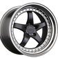 XXR 565 Wheel Graphite / Platinum Lip 18x9.5 +20 5x4.5