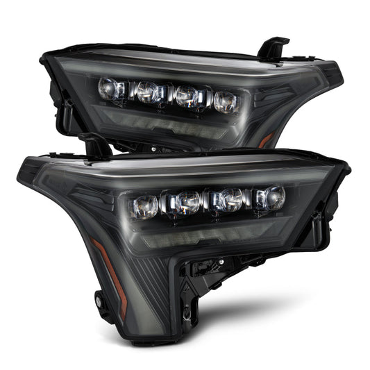 AlphaRex 22-23 Toyota Tundra NOVA-Series Headlights Alpha-Black w/Amber DRL - Req 810029 OR 810030 880871 *Discontinued
