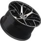 XXR 566 Wheel Black / Machined 18x10 +20 5x4.5