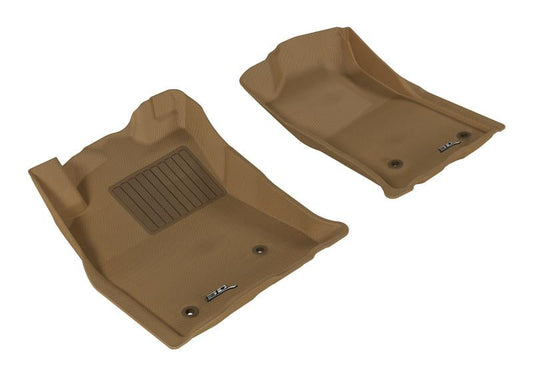 3D MAXpider 2005-2011 Toyota Tacoma Reg/ACS/DBL Cab Kagu 1st Row Floormat - Tan L1TY05711502