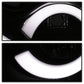 Spyder 05-07 Jeep Grand Cherokee - Light Bar Projector Headlights - Black - PRO-YD-JGC05V2-LB-BK 5086129