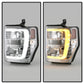 Spyder Ford F-250/350/450 08-10 V2 High-Power LED Headlights-Switch Back-Chrome PRO-YD-FS08PL-SBLB-C 5087744