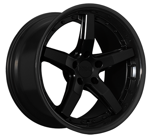 XXR 569 Wheel Flat Black / Gloss Black Lip 20x9 +35 5x4.5