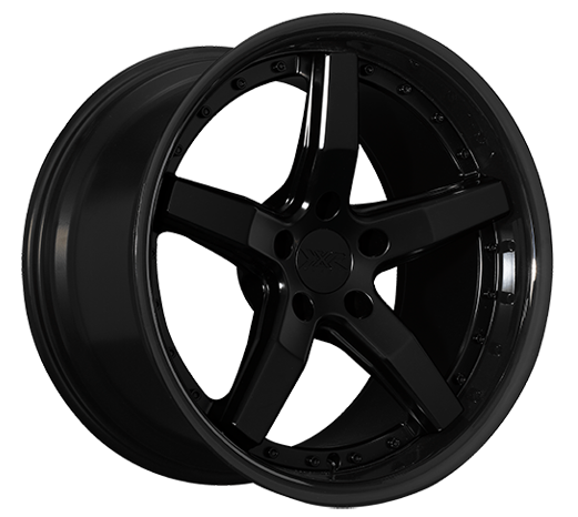 XXR 569 Wheel Flat Black / Gloss Black Lip 18x10 +35 5x4.5