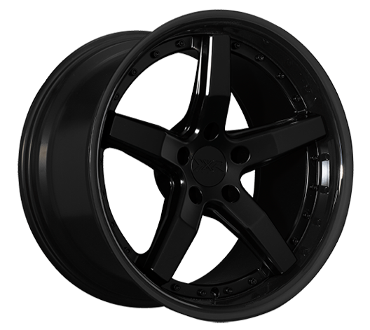 XXR 569 Wheel Flat Black / Gloss Black Lip 18x10 +35 5x100