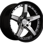 XXR 569 Wheel Silver / Gloss Black Lip 18x8.5 +38 5x100