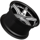 XXR 569 Wheel Silver / Gloss Black Lip 20x10.5 +40 5x4.5