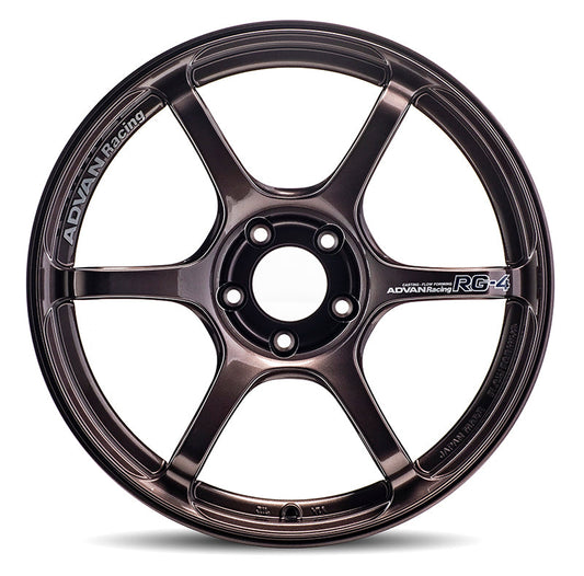 Advan RG-4 18x8.5 +37 5-114.3 Racing Copper Bronze Wheel YA48H37ECB
