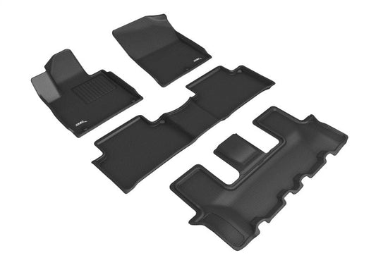 3D MAXpider 22-23 Kia Sorento 7-Seat Kagu Black R1 R2 R3 L1KA06201509