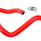 HPS Red Reinforced Silicone Radiator Hose Kit Coolant Ford 99-01 F550 Superduty w/ 7.3L Diesel Single Alternator