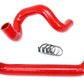 HPS Performance HPS Silicone Radiator Coolant Hose Kit Jeep 2007-2011 Wrangler JK & Unlimted 3.8L V6, 57-1220R