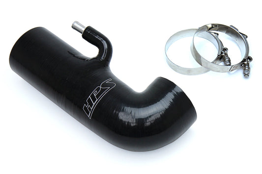 HPS Performance HPS Black Reinforced Silicone Post MAF Air Intake Hose Kit - Delete Stock Sound Tube Subaru 13-16 BRZ