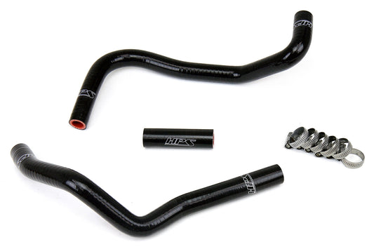 HPS Performance HPS Black Reinforced Silicone Heater Hose Kit Subaru 13-16 BRZ