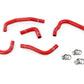 HPS Performance HPS Silicone Heater Coolant Hose Kit Jeep 2012-2017 Wrangler JK & Unlimited 3.6L V6 Left Hand Drive, 57-1285H