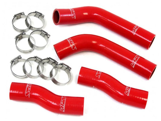 HPS Performance HPS Red Reinforced Silicone Coolant Hose Kit (4pc set) front radiator Toyota 90-99 MR2 3SGTE Turbo