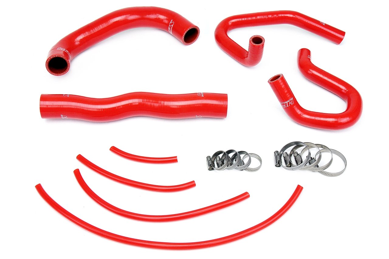 HPS Performance HPS Silicone Radiator + Heater Coolant Hose Kit Hyundai 2013-2014 Genesis Coupe 2.0T Turbo 4Cyl Left Hand Drive, 57-1324